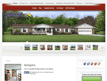 Tablet Screenshot of centennial-homes.com